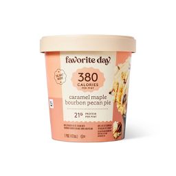 Reduced Fat Caramel Maple Bourbon Pecan Pie Ice Cream - 16oz - Favorite Day™
