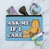 Garfield Ask Me If I Care Makeup Cosmetic Bag Organizer Pouch - 2 of 4