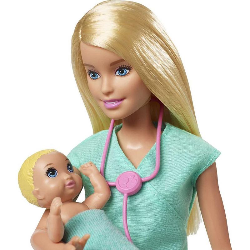 ​Barbie Baby Doctor Playset with Blonde Doll, 2 Infant Dolls, 5 of 6