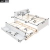 Full/Twin Size Wood Platform Bed with Storage Headboard, USB, Trundle Bed and 3 Drawers-ModernLuxe - 4 of 4