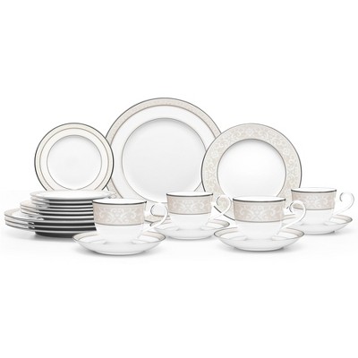 Noritake Montvale Platinum 20-Piece Set, Service for 4