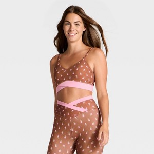 Women's Low Support Crossover Sports Bra - JoyLab™ - 1 of 3