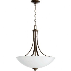 Quorum Lighting Reyes 4-Light Pendant, Oiled Bronze, 19.5W, 24H - 1 of 1