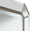 Noble Park Cassandra Rectangular Vanity Decorative Wall Mirror Modern Glam Beveled Glass Gold Wood Frame 26" Wide Bathroom Bedroom Home - 3 of 4
