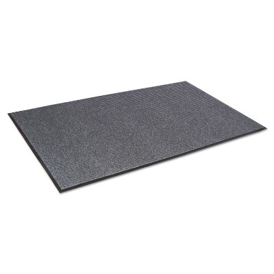 3'x5' Rectangle Solid Floor Mat Gray - Crown