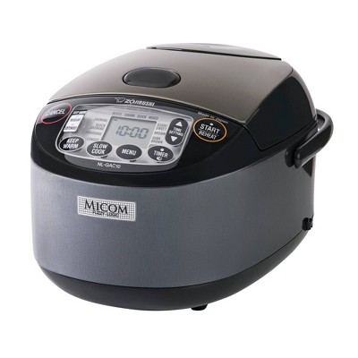 Zojirushi 5.5 Cup Micom Rice Cooker And Warmer - Stainless - Ns-tsc10a :  Target