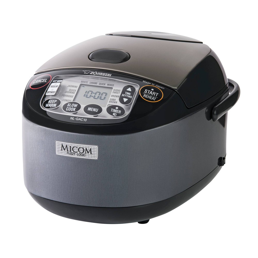 Zojirushi 5.5 Cup Umami Micom Rice Cooker &amp; Warmer Metallic Black - NL-GAC10BM