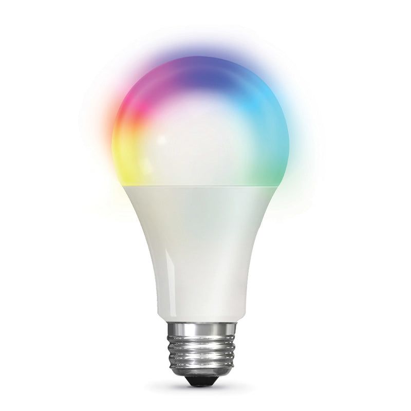 Feit Electric A21 E26 (Medium) LED Smart Bulb Color Changing 100 Watt Equivalence 1 pk, 2 of 4