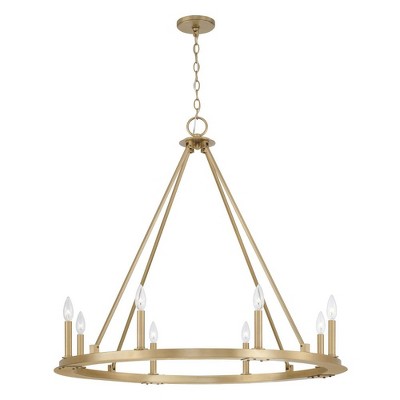 Capital Lighting Pearson 8 - Light Chandelier in  Aged Brass