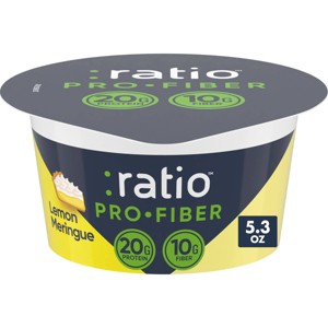 :ratio ProFiber Lemon Meringue Traditional Yogurt - 20g  Protein 5.3oz - 1 of 3