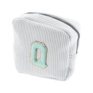 Unique Bargains Letter Q Pattern Makeup Bag 1 Pc - 1 of 4