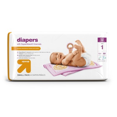 Image of Diapers Small Pack Size 1 44ct - up & up™
