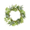 Saro Lifestyle Mixed Greenery Wreath Floral Accent (Set of 4), 16", Green - 2 of 4
