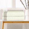 Unique Bargains Embroidery Decorative Cotton Highly Absorbent Oversized Bath Towel 2 Packs - 3 of 4