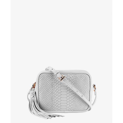 GiGi New York Grey Madison Crossbody Bag