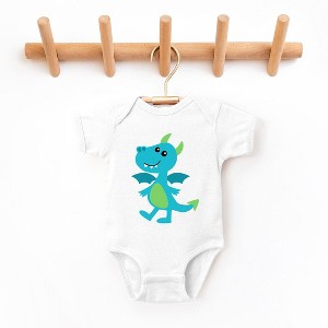 The Juniper Shop Blue Dragon Baby Bodysuit - 1 of 2
