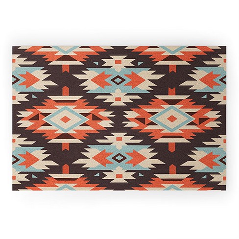 Emanuela Carratoni Boho Ikat Welcome Mat - Deny Designs - image 1 of 3