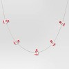 20ct LED Battery Operated Snowman Dew Drop Lights Warm White with Silver Wire - Wondershop™ - 3 of 4