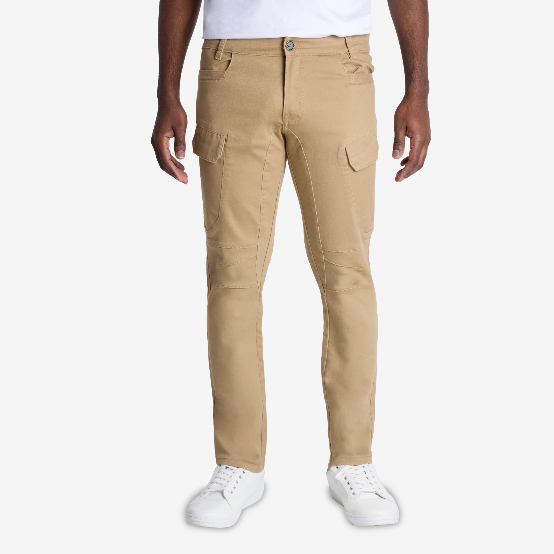 X RAY Men's Stretch Twill Cargo Pants,Work Pants in KHAKI Size 30X30