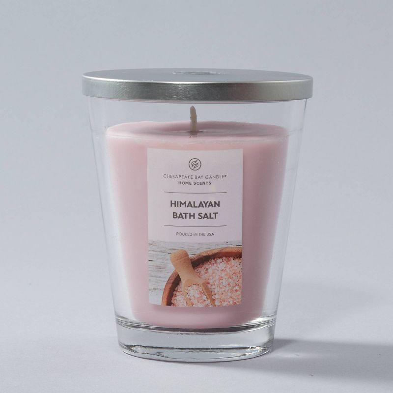 11.5oz Jar Himalayan Bath Salt Candle Pink - Home Scents, 1 of 7