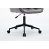 NicBex Office Chair with Adjustable Height Modern Rotatable Velvet Fabric Vanity Chair Computer Chair with 5 Wheels for Office, Study, Bedroom, Gray - 4 of 4