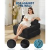 COZONY 3-in-1 Folding Lounge Sofa Bed with Pillow – 34" Convertible Sleeper Chair, Portable Boneless Mattress with Back Support, No Assembly Required - 4 of 4