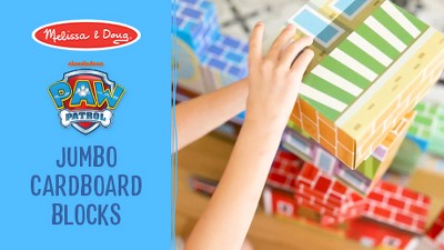 Melissa and doug jumbo cheap cardboard blocks