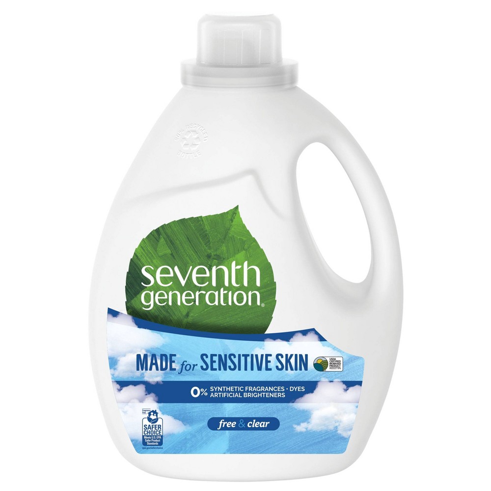 UPC 732913227808 product image for Seventh Generation Natural Liquid Laundry Detergent Free & Clear - 100 fl oz | upcitemdb.com