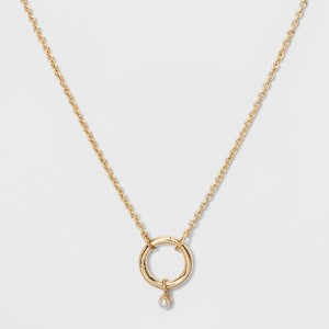 Small Circle Pendent Necklace - A New Day Gold, Women