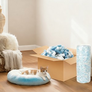 Dyonery 5/10LBS Shredded Memory Foam Filling Bean Bag Filler,Added Comfortable and Soft,Very Suitable for Filling Bean Bags,Pillows,Dog Beds,Sofa Mats - 1 of 4