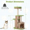 Costway 5-Tier Cat Tree Tower 44'' Cat Climbing Stand Perch with Sisal Scratching Posts - 4 of 4