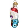 Old World Christmas Blown Glass Ornament for Christmas Tree, Snow Family of 4 - image 3 of 4