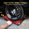 Car Dolly Capacity Heavy Duty Wheel Dollies for Moving Vehicles - 3" Steel Wheels with Tire Protection - Fits Cars, SUVs - 3 of 4