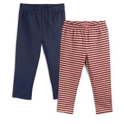 Mightly Girls Fair Trade Organic Cotton, Cropped Leggings 2-pack