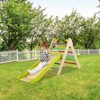 Safstar 2-in-1 Wooden Climbing Triangle Set  Triangle Climber w/ Ramp Multi-color - 3 of 4