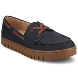 Journee Women's Marion Boat Shoe Loafer - 1 of 4