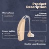 MEDca Pair Rechargeable Digital Hearing Aids BTE Sound Amplifier Device with Noise Reduction Fit for Adults and Seniors, All Day Battery Life - 4 of 4