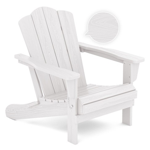 Hyleory Folding Adirondack Chair Outdoor, HDPE Patio Accent Chair - image 1 of 4