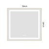 Sapphtopaz Bathroom Wall Mirror,Vanity Mirror with Metal Frame, Wall Mounted Bathroom Mirrors Anti-Fog for Over Sink,Bedroom,Entryway,Living Room - 2 of 4