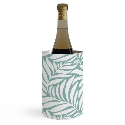 Heather Dutton Flowing Leaves Seafoam Wine Chiller - Deny Designs