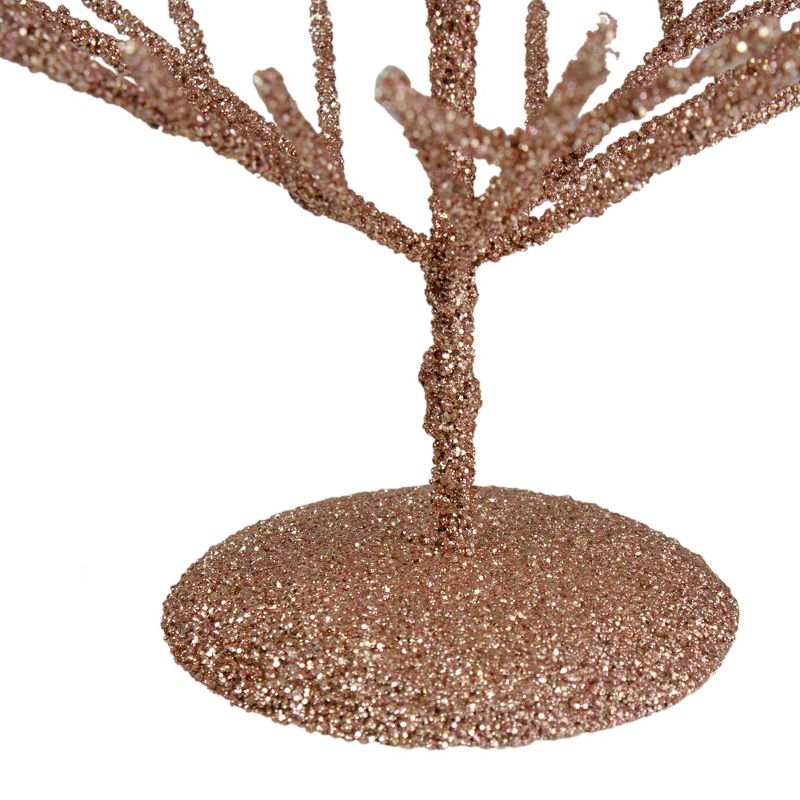 Northlight 18" Rose Gold Artificial Tabletop Christmas Tree - Unlit, 4 of 5