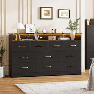 slim fit dress slacks Julieta 6 Drawer Dresser, Black – High Fashion Home main image 0