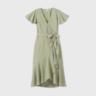 target flutter sleeve dress