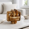 Marble Knot Sculpture for Shelf Accents, Room Styling, Office Design - Modern Statues Living Room Decor or Coffee Table Display, Home Décor - 3 of 4