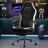 TUYOHW Ergonomic Office Chair with Pocket Spring Seat,300LB Capacity Gaming Chair with Adjustable Lumbar Pillow & Footrest for Adult,Student - 3 of 4