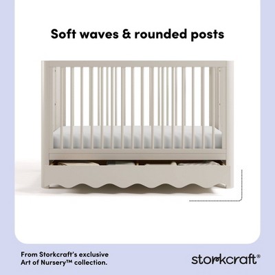 Storkcraft Casablanca Convertible Crib with Drawer - Frosted Oat