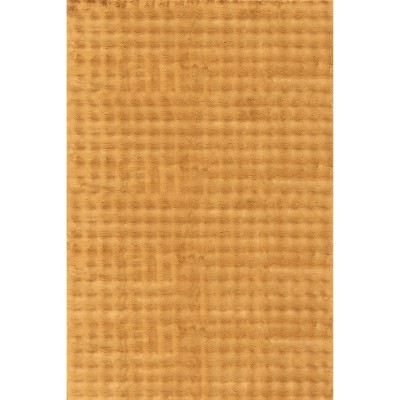 Nuloom Jeni Cozy Plush Solid Faux Rabbit Pet Friendly Premium Machine Washable Area Rug