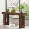 63" Console Table Farmhouse Wooden Sofa Table Entryway Table Hallway Table for Living Room - 2 of 4