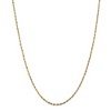 Black Bow Jewelry 1.8mm, 14k Yellow Gold Light Diamond Cut Rope Chain Necklace - 3 of 4
