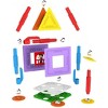 Tinamiri Supermag - House 30 - Magnetic Building Set, Educational construction fun, 30 piece set, Magnet Toys, 0662 - 3 of 4